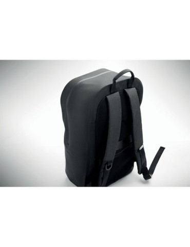 BRENNA Sac à dos ordinateur 300D RPET Couleurs : noir personnalisation rapide en France
