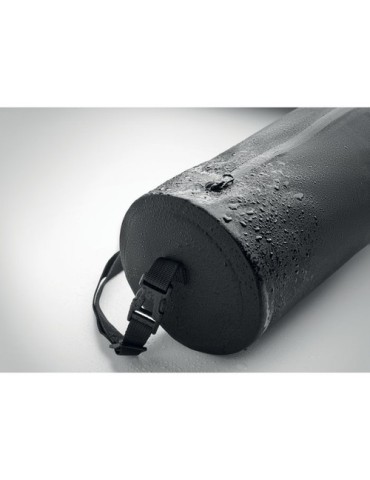 BRENNA TUBE Sac de sport en 300D RPET Couleurs : noir cadeau entreprise pas cher
