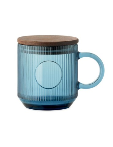 VITRIO MUG Mug en verre strié 300ml