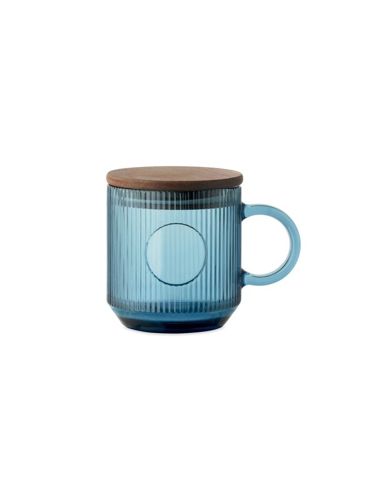 VITRIO MUG Mug en verre strié 300ml