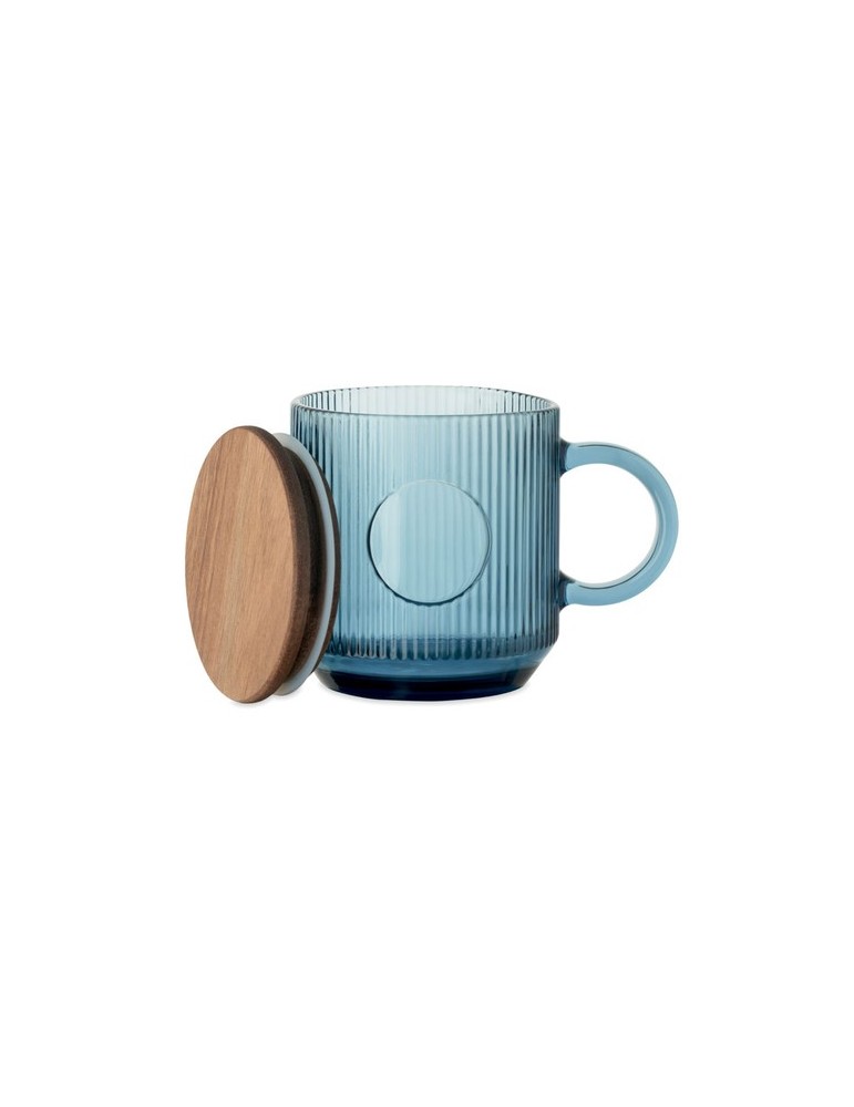 VITRIO MUG Mug en verre strié 300ml