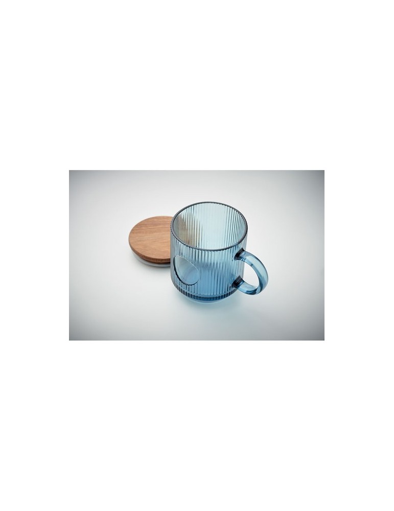 VITRIO MUG Mug en verre strié 300ml