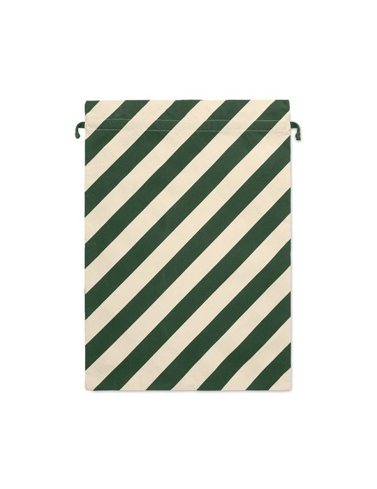 LAUKKU Grand sac coton Père Noël