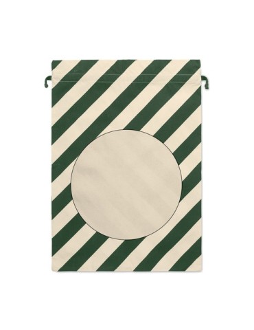 LAUKKU Grand sac coton Père Noël