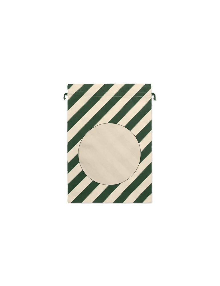 LAUKKU Grand sac coton Père Noël