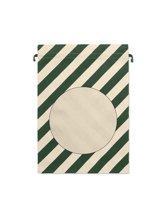 LAUKKU Grand sac coton Père Noël