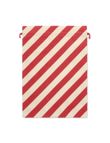 LAUKKU Grand sac coton Père Noël