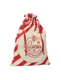 LAUKKU Grand sac coton Père Noël