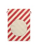 LAUKKU Grand sac coton Père Noël