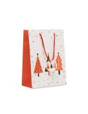 BOSSA MEDIUM Sac cadeau format moyen Matières : papier Couleurs : blanc