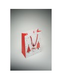 BOSSA MEDIUM Sac cadeau format moyen Matières : papier Couleurs : blanc impression haute définition