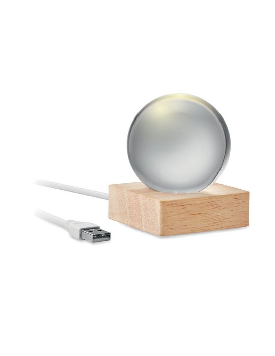 LIGHT Sphère en verre LED