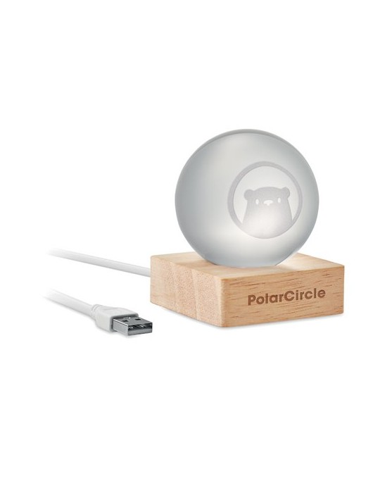 LIGHT Sphère en verre LED