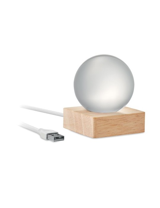 LIGHT Sphère en verre LED
