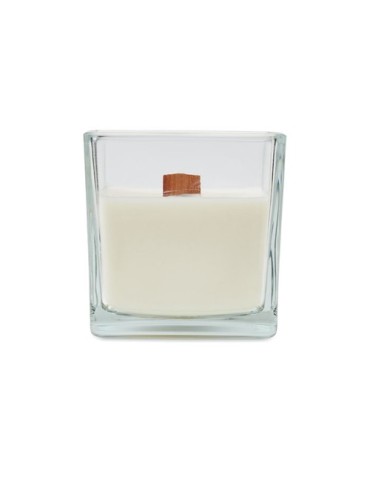 RIU Bougie en cire végétale 600gr Matières : verre Couleurs : transparent cadeau entreprise pas cher