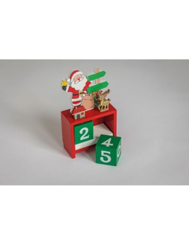 LASKENTA Calendrier de Noël Couleurs : assortiment marquage laser ultra précis
