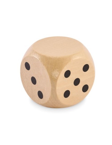 DADO Dés en bois Schima de 5cm dia