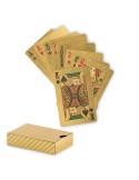 AS Cartes à jouer étanches Matières : papier Couleurs : doré