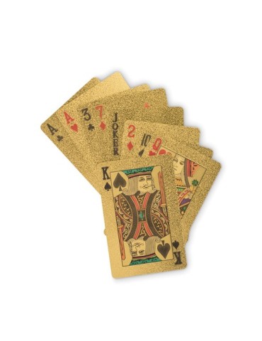 AS Cartes à jouer étanches Matières : papier Couleurs : doré livraison express 24h 48h