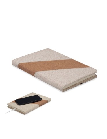 CORTONA Carnet A5 avec chargeur 15W