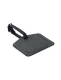 TAGSMART Étiquette de bagage anti-perte Couleurs : noir objet promotionnel éco-responsable