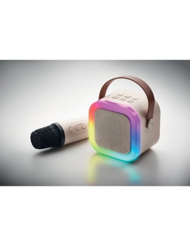 KARASET+ Kit de karaoké Couleurs : beige marquage laser ultra précis