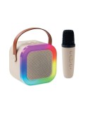 KARASET+ Kit de karaoké Couleurs : beige accessoire événementiel unique