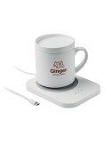 SIROTER Chargeur chauffe-tasse Couleurs : blanc goodies publicitaire événementiel