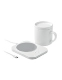 SIROTER Chargeur chauffe-tasse Couleurs : blanc objet promotionnel éco-responsable