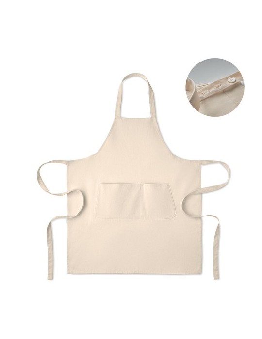 GAMMA COLOUR Tablier en coton bio 240 gr/m²