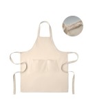 GAMMA COLOUR Tablier en coton bio 240 gr/m² Couleurs : beige