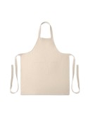 GAMMA COLOUR Tablier en coton bio 240 gr/m² Couleurs : beige personnalisable avec votre logo