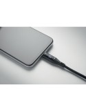 TYPSO Câble de charge 100 W type C Matières : PET Couleurs : noir marquage laser ultra précis