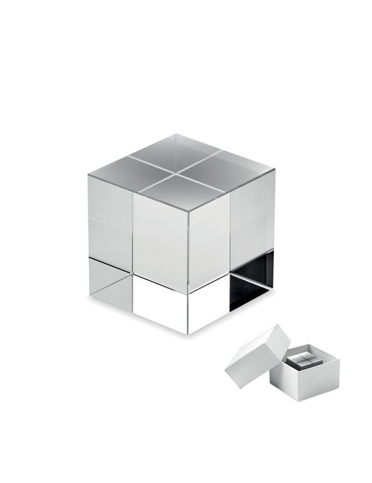 KUBEWARD Trophée en verre Cube