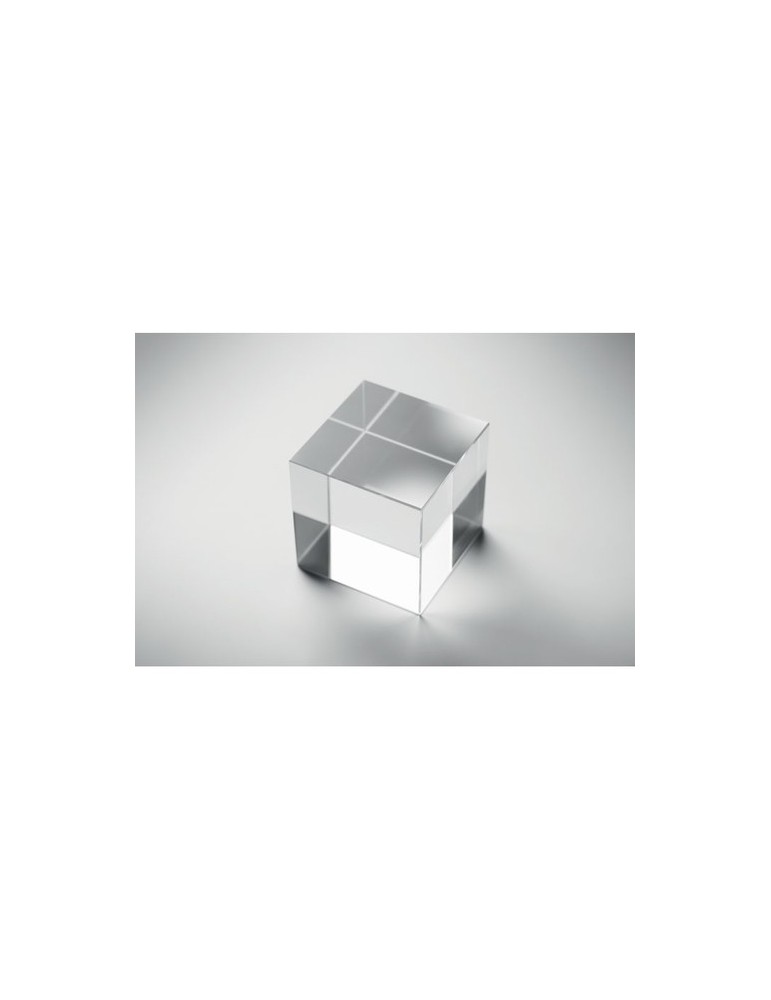 KUBEWARD Trophée en verre Cube