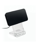 CRYL Chargeur sans fil 15W Matières : acrylique Couleurs : transparent marquage laser ultra précis