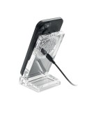 CRYL Chargeur sans fil 15W Matières : acrylique Couleurs : transparent cadeau collaborateur premium
