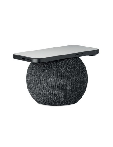 LISTOO Enceinte sans fil 15W Matières : ABS Couleurs : noir goodies publicitaire événementiel