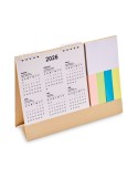 CALENDOO Calendrier de bureau avec mémo Matières : papier recyclé Couleurs : beige