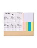 CALENDOO Calendrier de bureau avec mémo Matières : papier recyclé Couleurs : beige livraison express 24h 48h