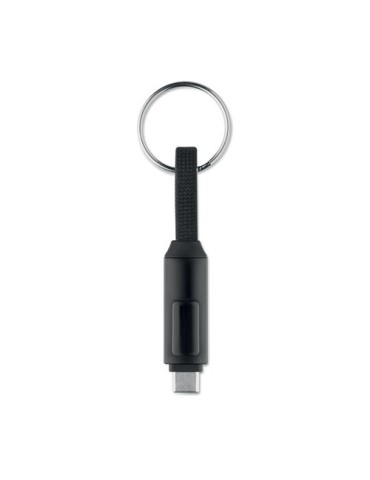 KEYSTO Porte-clés et câble de charge Couleurs : noir livraison express 24h 48h