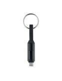 KEYSTO Porte-clés et câble de charge Couleurs : noir livraison express 24h 48h