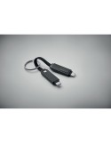 KEYSTO Porte-clés et câble de charge Couleurs : noir accessoire événementiel unique