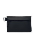 CARRY Pochette en 600D RPET Couleurs : noir goodies publicitaire événementiel