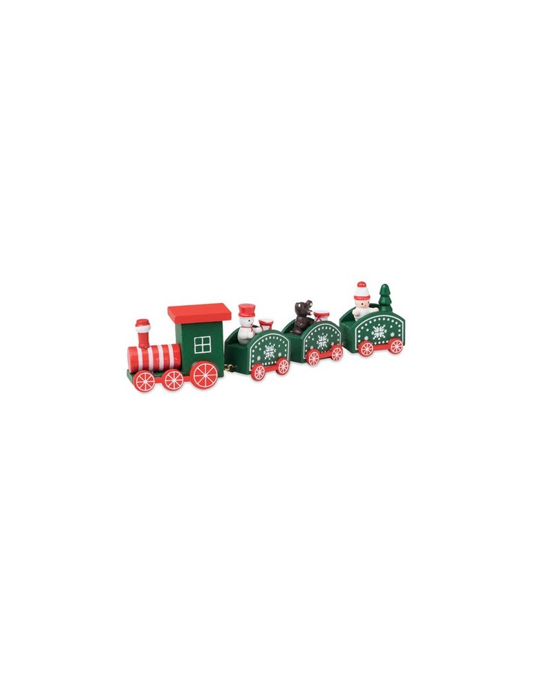 JUNA Train de Noël en bois