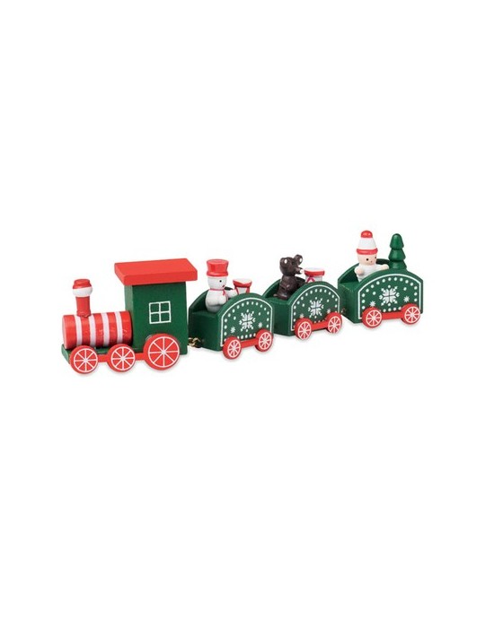 JUNA Train de Noël en bois