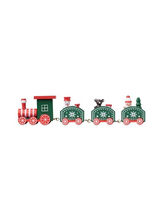 JUNA Train de Noël en bois