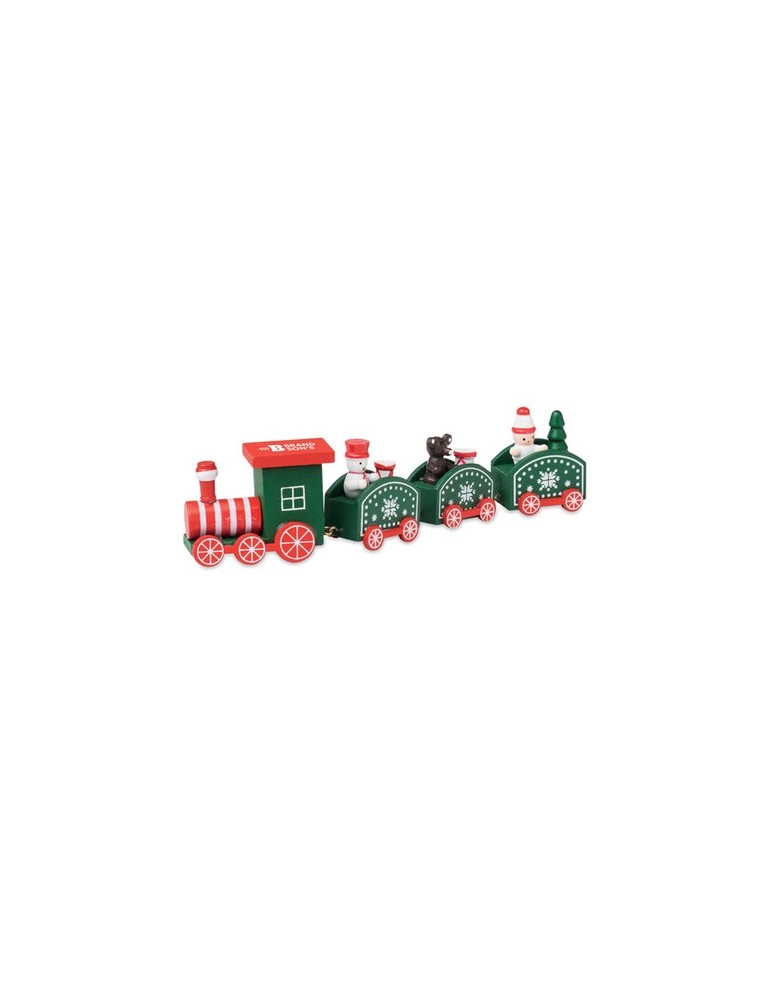 JUNA Train de Noël en bois