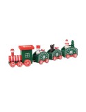 JUNA Train de Noël en bois Couleurs : assortiment goodies publicitaire événementiel