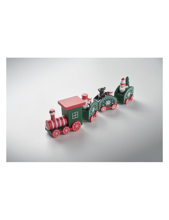 JUNA Train de Noël en bois